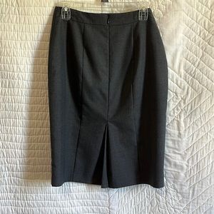 Ann Taylor Charcoal Gray Pencil Skirt